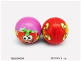 OBL660009 - 2粒装4寸 水果 PU 球