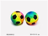 OBL660012 - Pack 2 PCS 4 "rainbow PU football