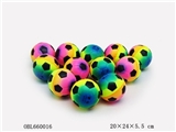 OBL660016 - 12粒装2.5寸PU 彩虹足球