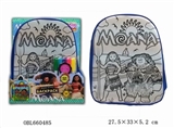 OBL660485 - MOANA moire na painted watercolour backpack can be washed pen (5 color)