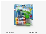 OBL661171 - Transparent bubble gun four lights Music 2 water