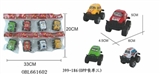 OBL661602 - 8款4色回力卡通越野车