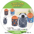 OBL662341 - Basketball is received barrels