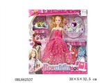 OBL662537 - 11.5 -inch barbie mixed with solid body clothing accessories