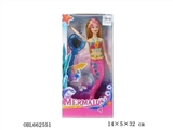 OBL662551 - 14 inches high quality real mermaid