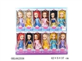 OBL662558 - 12 only six inches empty handed barbie assortments
