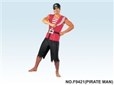 OBL662900 - Male pirates dress suit