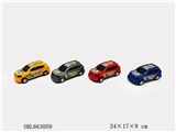 OBL663059 - 四色音乐标惯性宝马车