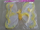 OBL663572 - Double butterfly wings Angel good hair clips