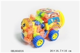 OBL664016 - The circus train produced blocks multi-color combination weighing 350 grams (110 PCS)