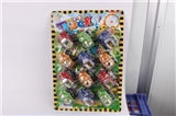 OBL664149 - 二款四色回力卡通工程车