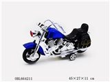 OBL664211 - 电镀喷漆惯性摩托车