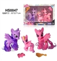 OBL664514 - Three horse with the comb, hair clips
