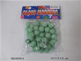 OBL665014 - 50只庄奶绿玻璃珠（1.6cm）