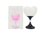 OBL665372 - Peach heart balloon lamp