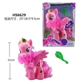 OBL665409 - Pegasus comb, hair clips