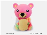 OBL666874 - 大粉熊益智类积木多色混装称重250克（79PCS+)