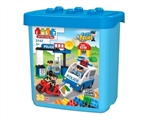 OBL667457 - The police series of building blocks with IC lights 33 PCS