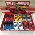 OBL668795 - 1:32 alloy driving back door, the voice light porsche car six color orange