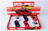 OBL668798 - 1:32 alloy driving back door, the voice light maserati police car 3 color orange