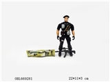 OBL669281 - Little soldier with a gun