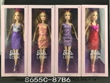 OBL669415 - 11寸实身芭比公主晚礼服