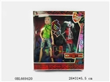 OBL669420 - 12关节男娃+猫女