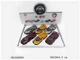 OBL669968 - Car model (gold, silver, wine red sports car simulation 3 color orange