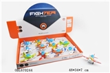 OBL670244 - Cartoon alloy back plane/two paragraphs 3 color, orange / 12 PCS