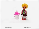 OBL670642 - 3寸实身芭比配小奶瓶