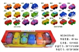 OBL671272 - 24款搪胶卡通动物车