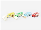 OBL672723 - Solid color back in cartoon school bus