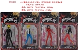 OBL673021 - 6寸飘虫少女公仔（发光，关节可活动）单只卡装4款