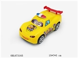 OBL673165 - Yellow people back to the police car