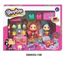 OBL673954 - Girl supermarkets 4 generations (48 doll, orange)