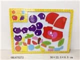 OBL675272 - Magnetic fruit wooden puzzles