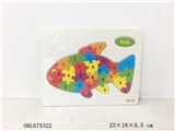 OBL675322 - Fish English letters wooden puzzles