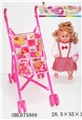 OBL675889 - Plastic trolley 16 inch live eye IC female doll