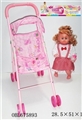 OBL675893 - Take iron basket cart after 16 inch live eye IC female doll