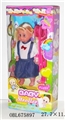 OBL675897 - Plastic trolley 16 inch live eye IC female doll