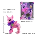 OBL676107 - 高档盒装搪胶独角大马宝丽带音乐