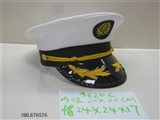 OBL676576 - 6 only 1 bag navy hat embroidery