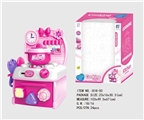 OBL676632 - Cartoon pink puzzle kitchen, kitchen utensils and appliances