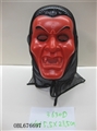 OBL676697 - 红色吸血鬼面具加头套