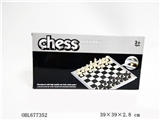 OBL677352 - 棋盒喷环保金属漆国际象棋（带磁）