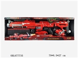 OBL677735 - Electric soft play the gun (lighting sound, 10 hair turn wheel)