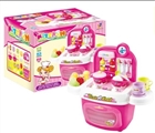 OBL677766 - Small kitchen utensils and appliances (pink) in