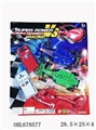 OBL678577 - 实色滑行2警车+2方程车配直升机