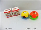OBL678846 - Spherical solid color three color bell