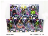 OBL679002 - 10寸魔鬼活动关节带翅膀带闪灯光